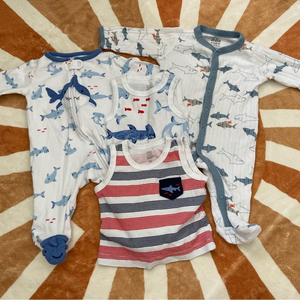 0-3m Shark Theme Bundle